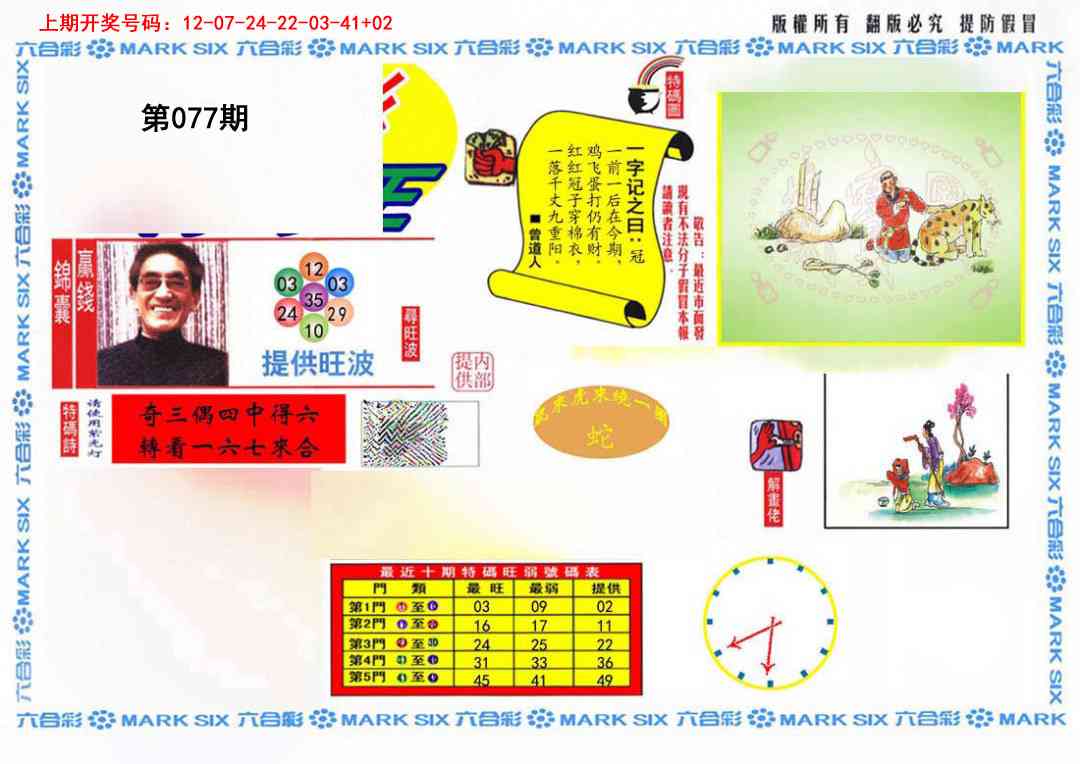 077期特码王(信封)[图]